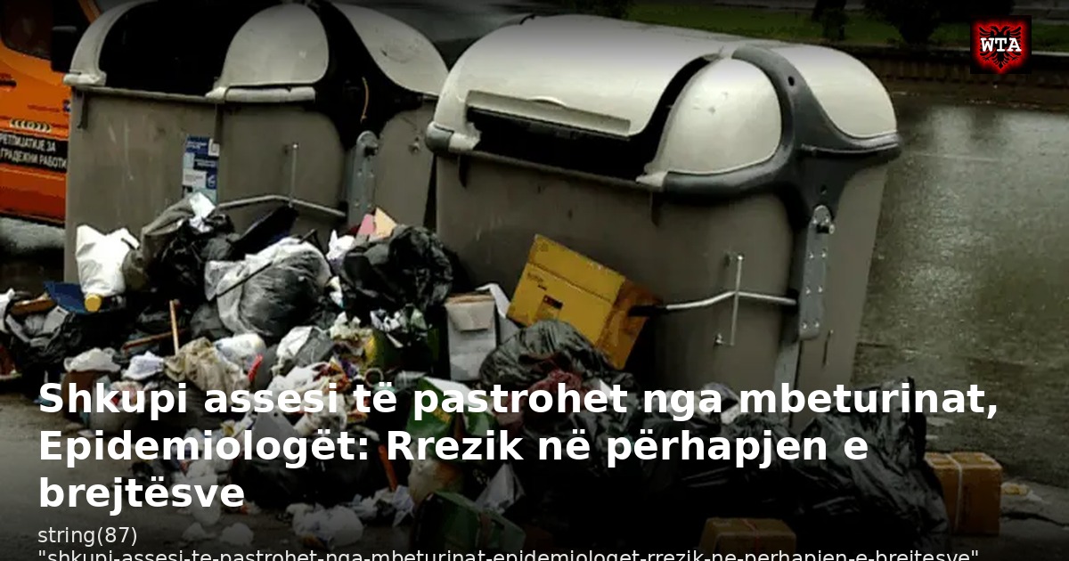 Shkupi assesi të pastrohet nga mbeturinat, Epidemiologët: Rrezik në përhapjen e brejtësve