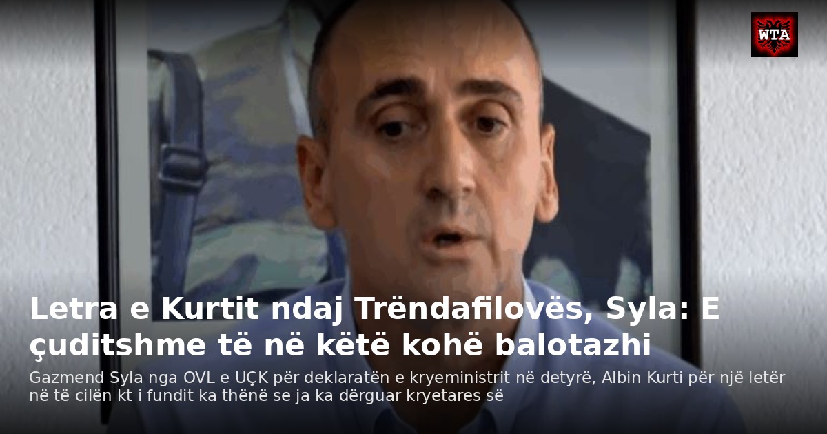 Letra e Kurtit ndaj Trëndafilovës, Syla: E çuditshme të në këtë kohë balotazhi