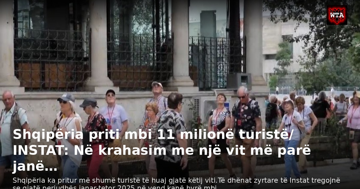 Shqipëria priti mbi 11 milionë turistë/ INSTAT: Në krahasim me një vit më parë janë…