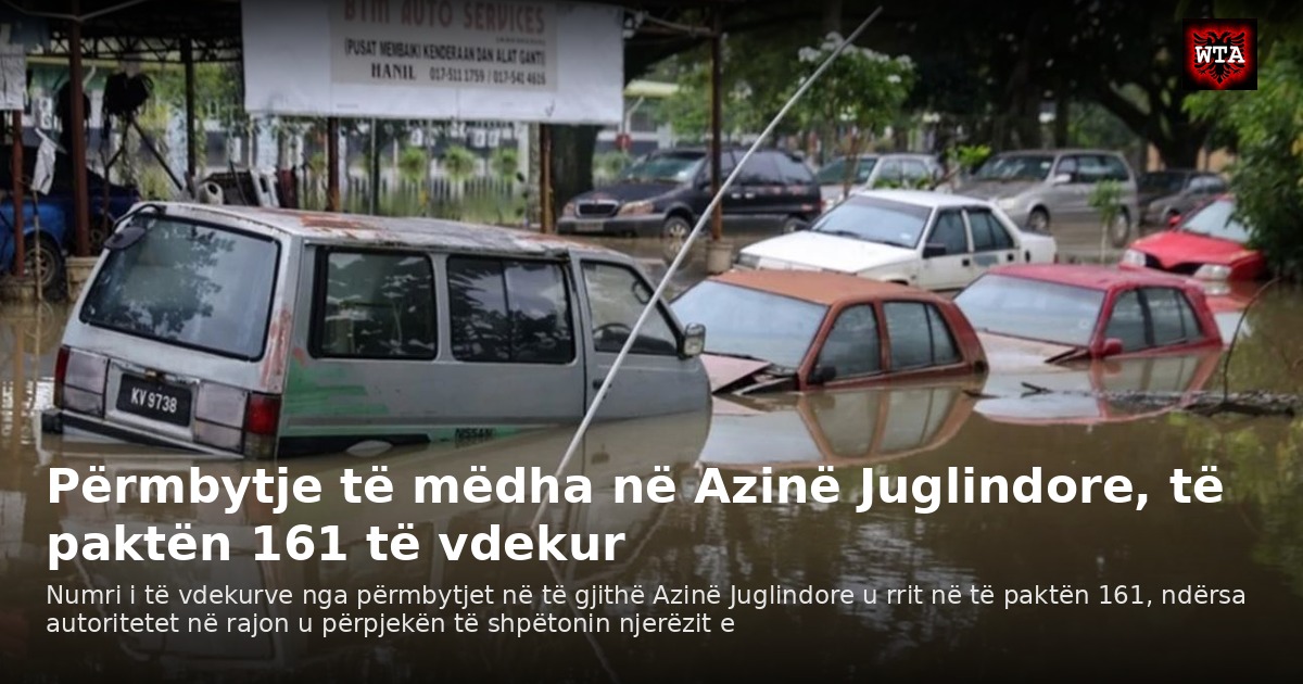 Përmbytje të mëdha në Azinë Juglindore, të paktën 161 të vdekur