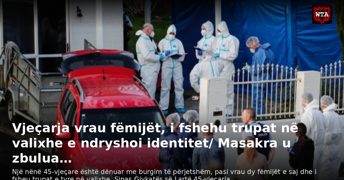 Vjeçarja vrau fëmijët, i fshehu trupat në valixhe e ndryshoi identitet/ Masakra u zbulua…