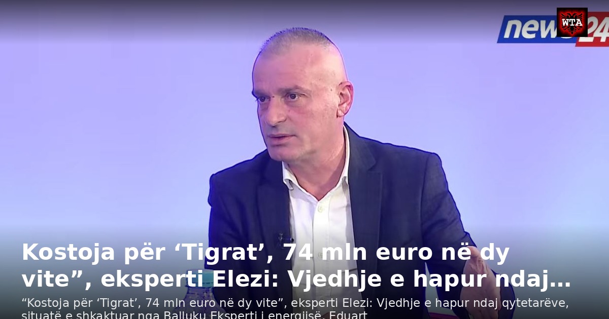 Kostoja për ‘Tigrat’, 74 mln euro në dy vite”, eksperti Elezi: Vjedhje e hapur ndaj…