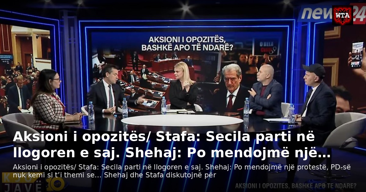 Aksioni i opozitës/ Stafa: Secila parti në llogoren e saj. Shehaj: Po mendojmë një…