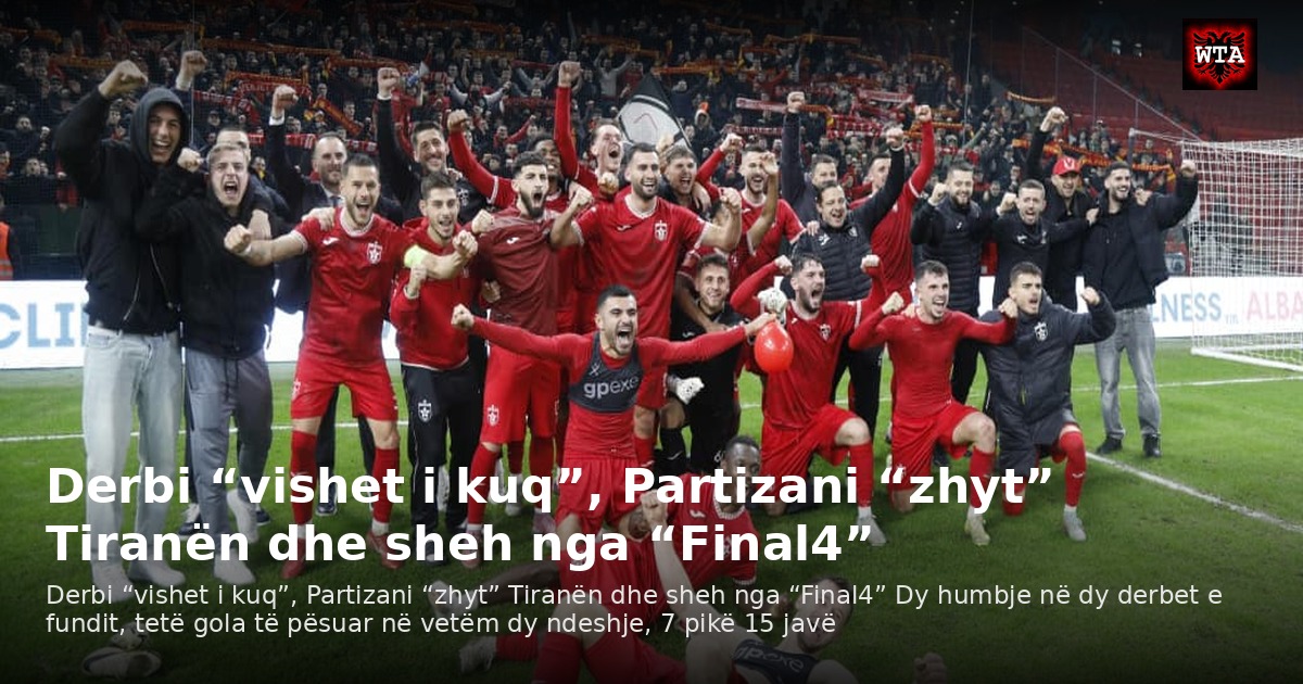 Derbi “vishet i kuq”, Partizani “zhyt” Tiranën dhe sheh nga “Final4”