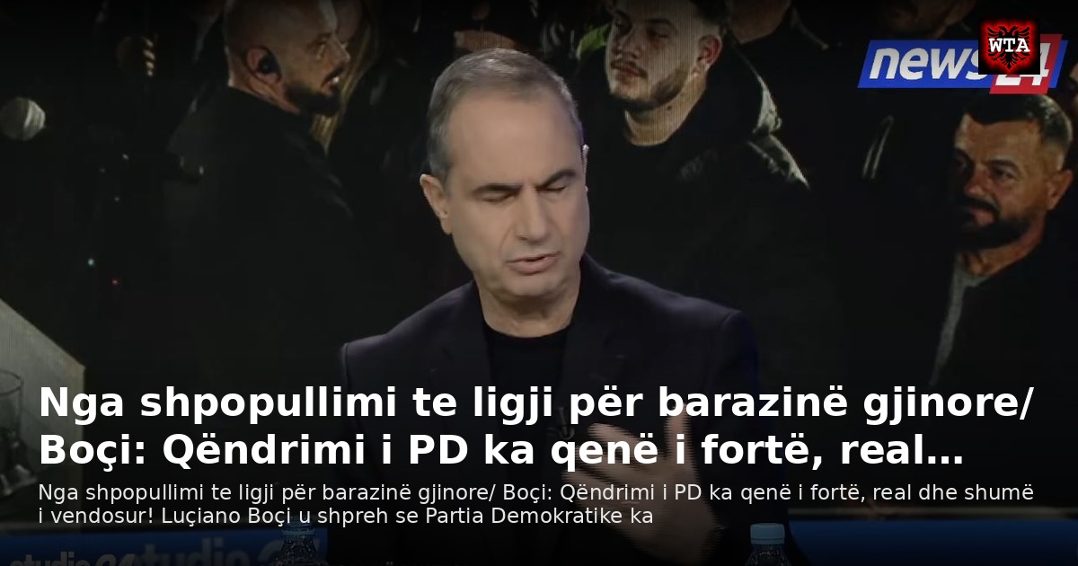Nga shpopullimi te ligji për barazinë gjinore/ Boçi: Qëndrimi i PD ka qenë i fortë, real…