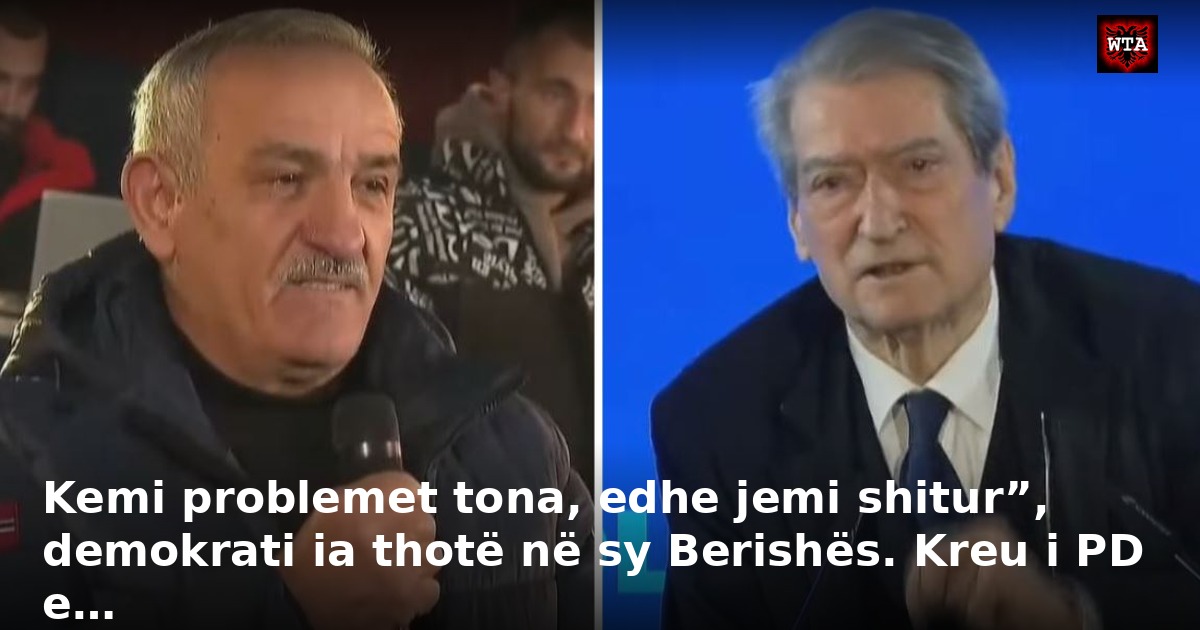 Kemi problemet tona, edhe jemi shitur”, demokrati ia thotë në sy Berishës. Kreu i PD e…