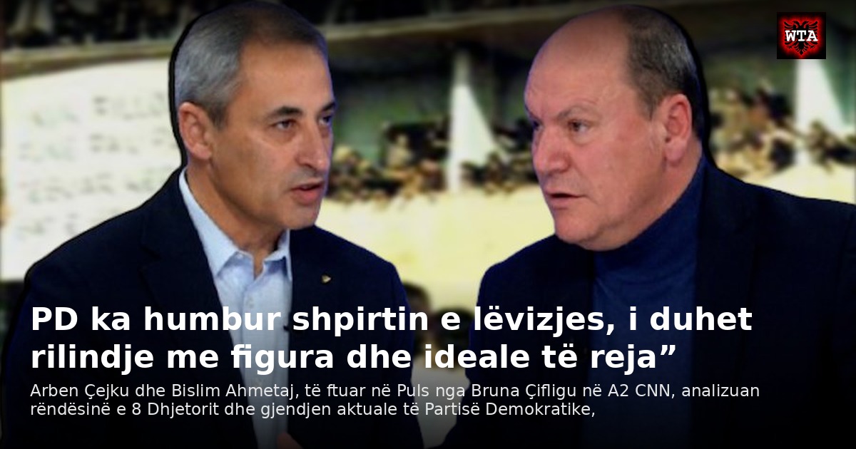 PD ka humbur shpirtin e lëvizjes, i duhet rilindje me figura dhe ideale të reja”