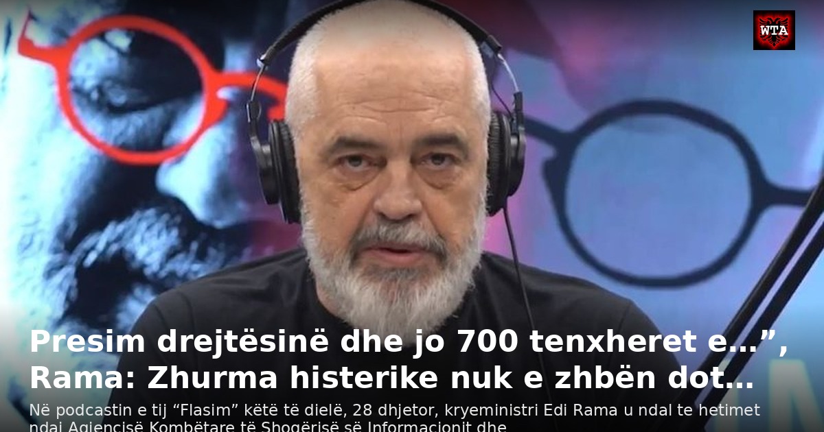 Presim drejtësinë dhe jo 700 tenxheret e…”, Rama: Zhurma histerike nuk e zhbën dot…