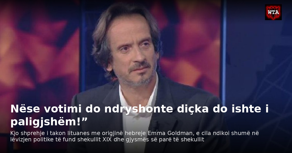 Nëse votimi do ndryshonte diçka do ishte i paligjshëm!”