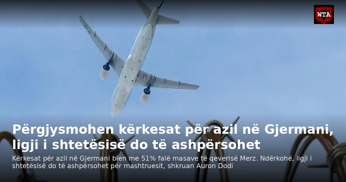 Përgjysmohen kërkesat për azil në Gjermani, ligji i shtetësisë do të ashpërsohet