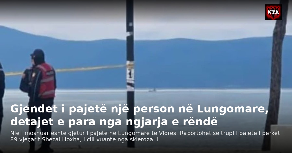 Gjendet i pajetë një person në Lungomare, detajet e para nga ngjarja e rëndë