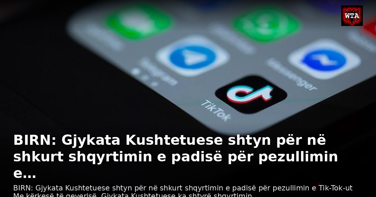 BIRN: Gjykata Kushtetuese shtyn për në shkurt shqyrtimin e padisë për pezullimin e…