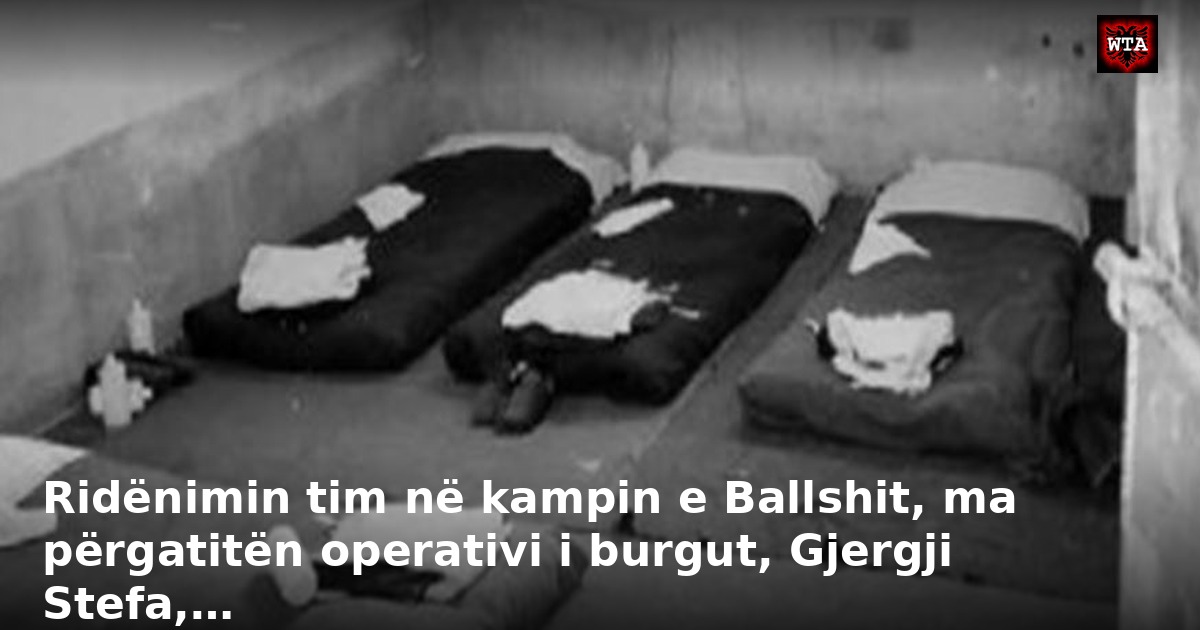 Ridënimin tim në kampin e Ballshit, ma përgatitën operativi i burgut, Gjergji Stefa,…