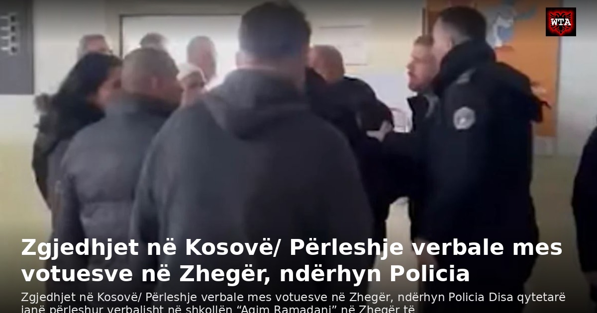 Zgjedhjet në Kosovë/ Përleshje verbale mes votuesve në Zhegër, ndërhyn Policia