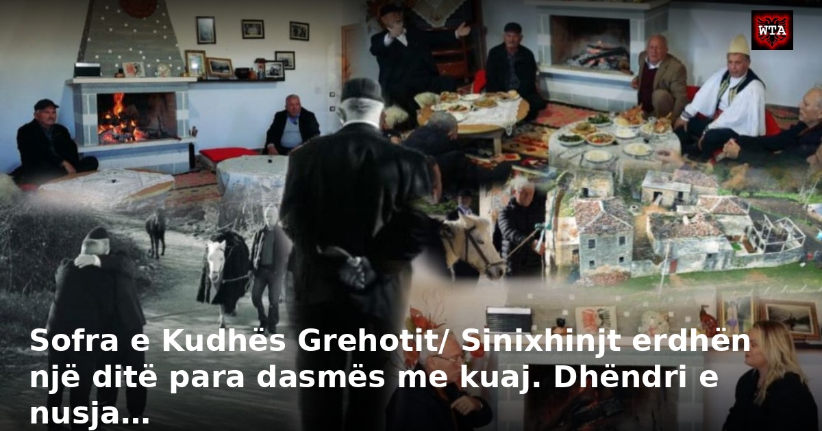 Sofra e Kudhës Grehotit/ Sinixhinjt erdhën një ditë para dasmës me kuaj. Dhëndri e nusja…