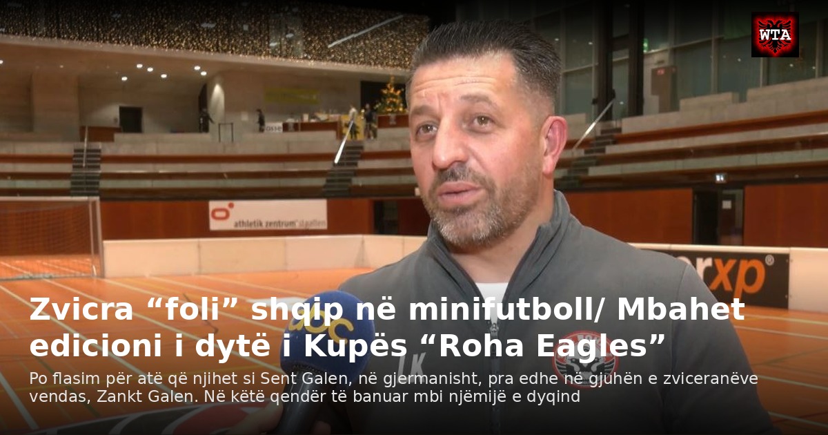 Zvicra “foli” shqip në minifutboll/ Mbahet edicioni i dytë i Kupës “Roha Eagles”