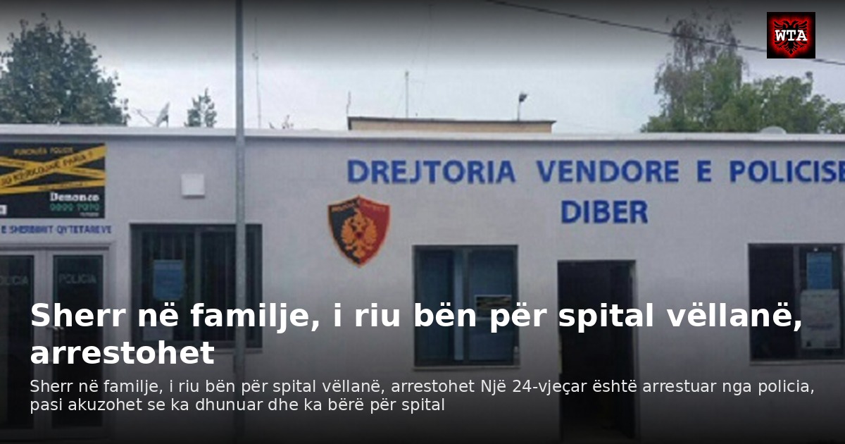 Sherr në familje, i riu bën për spital vëllanë, arrestohet