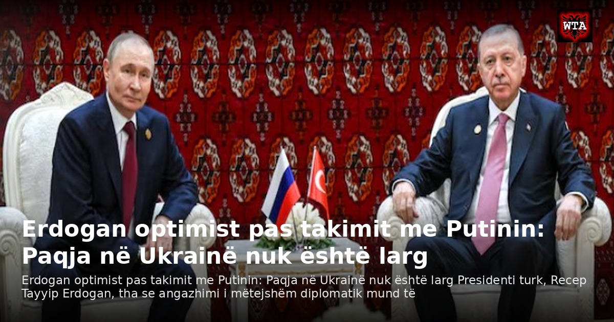 Erdogan optimist pas takimit me Putinin: Paqja në Ukrainë nuk është larg