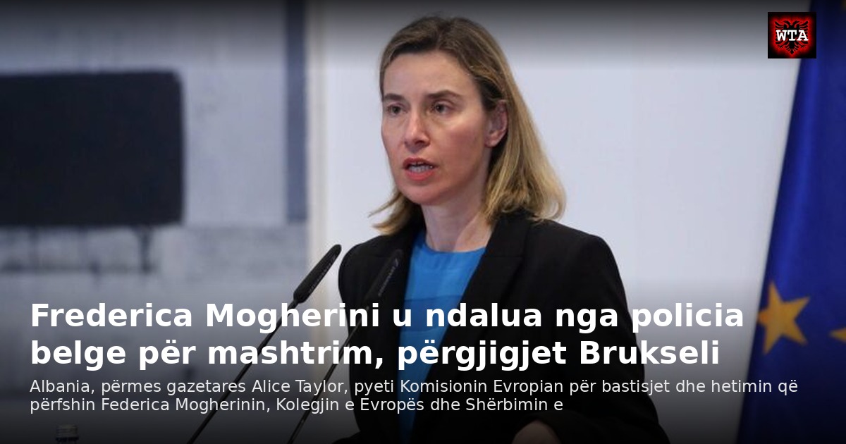 Frederica Mogherini u ndalua nga policia belge për mashtrim, përgjigjet Brukseli
