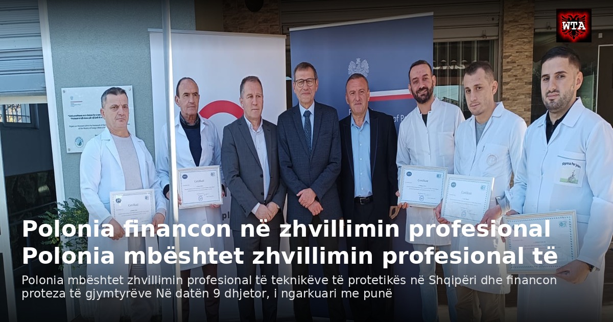 Polonia financon në zhvillimin profesional Polonia mbështet zhvillimin profesional të
