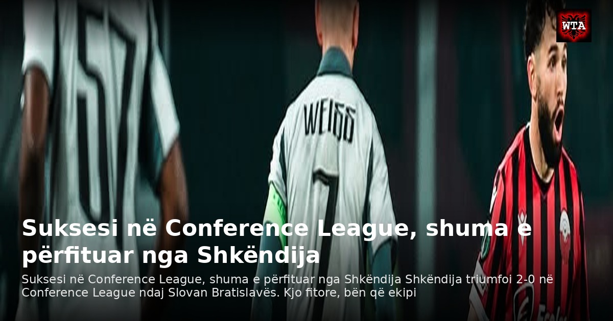 Suksesi në Conference League, shuma e përfituar nga Shkëndija