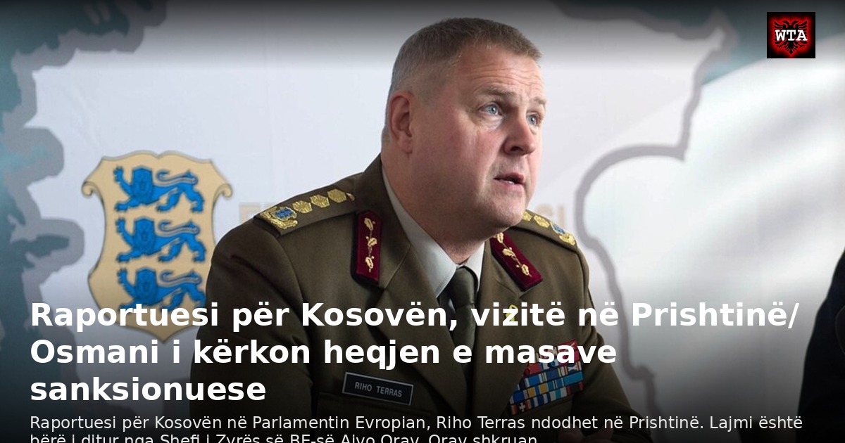 Raportuesi për Kosovën, vizitë në Prishtinë/ Osmani i kërkon heqjen e masave sanksionuese