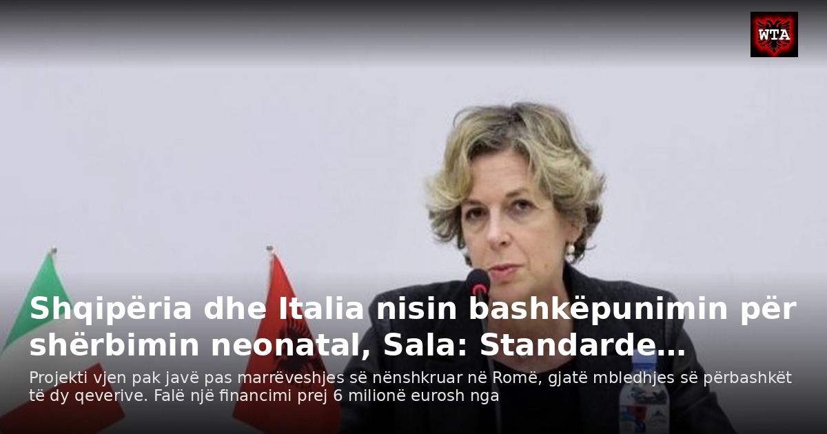 Shqipëria dhe Italia nisin bashkëpunimin për shërbimin neonatal, Sala: Standarde…