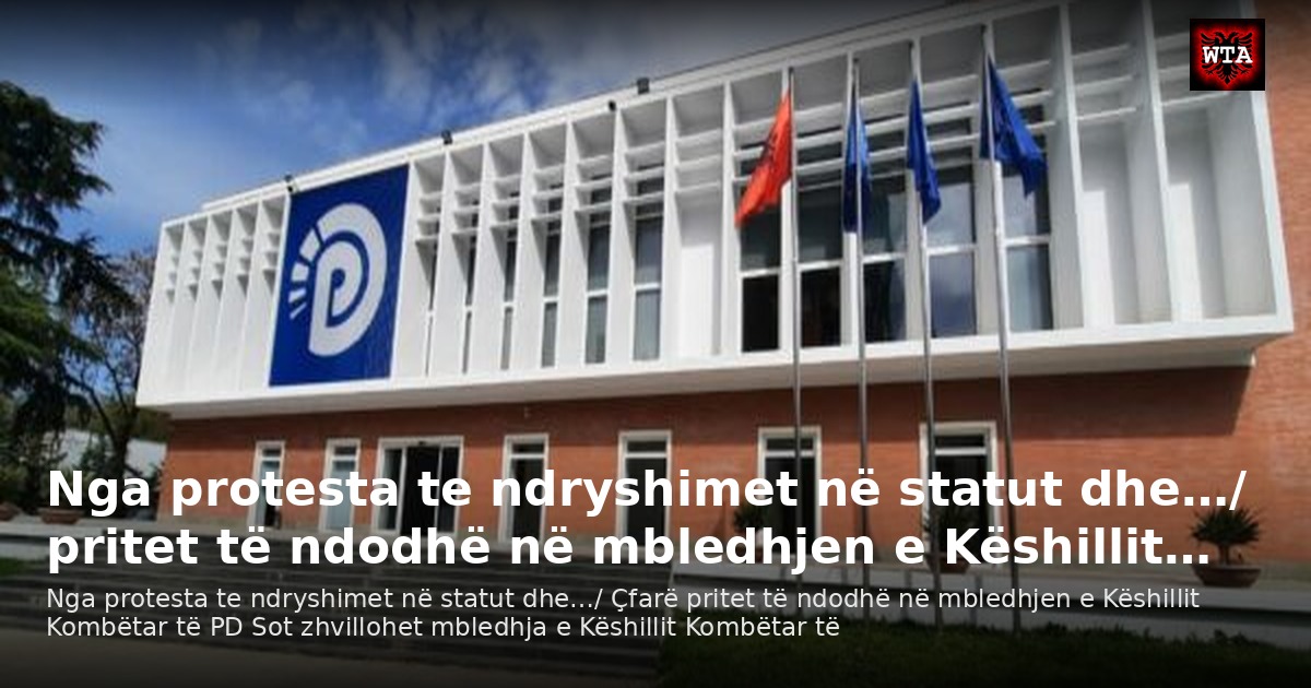 Nga protesta te ndryshimet në statut dhe…/ pritet të ndodhë në mbledhjen e Këshillit…