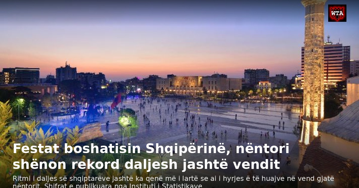 Festat boshatisin Shqipërinë, nëntori shënon rekord daljesh jashtë vendit