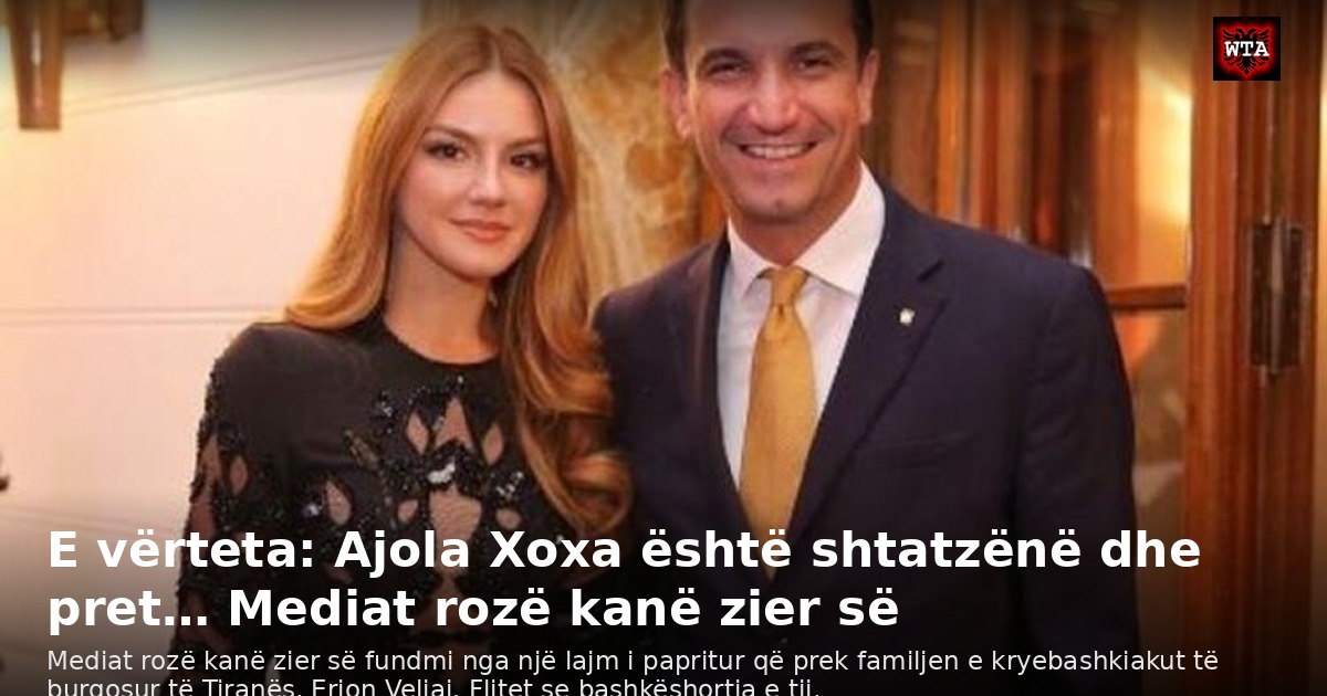 E vërteta: Ajola Xoxa është shtatzënë dhe pret… Mediat rozë kanë zier së