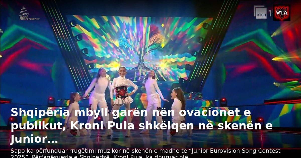 Shqipëria mbyll garën nën ovacionet e publikut, Kroni Pula shkëlqen në skenën e Junior…