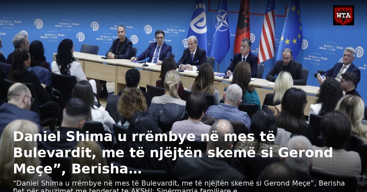 Daniel Shima u rrëmbye në mes të Bulevardit, me të njëjtën skemë si Gerond Meçe”, Berisha…