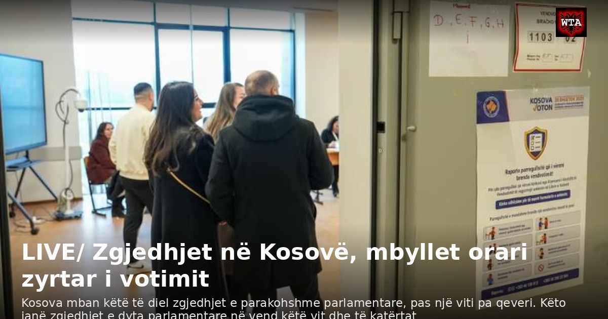 LIVE/ Zgjedhjet në Kosovë, mbyllet orari zyrtar i votimit