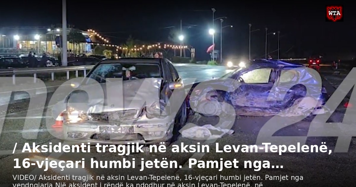 / Aksidenti tragjik në aksin Levan-Tepelenë, 16-vjeçari humbi jetën. Pamjet nga…