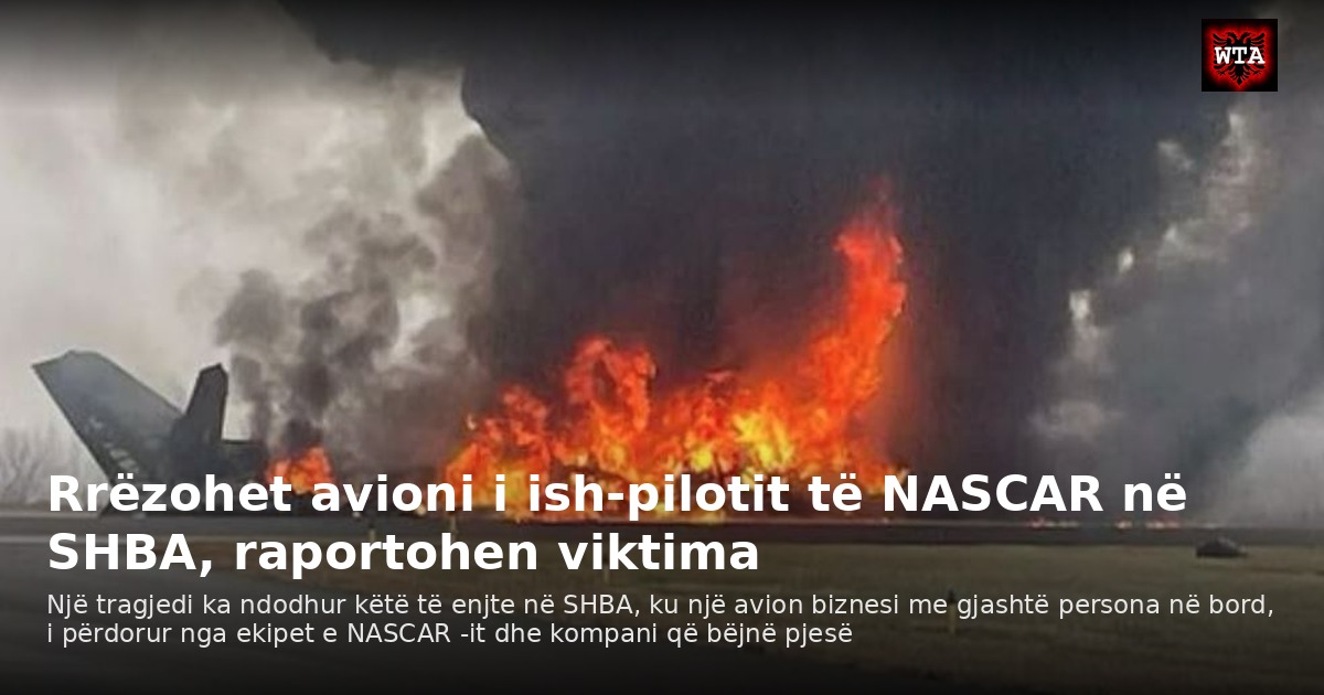 Rrëzohet avioni i ish-pilotit të NASCAR në SHBA, raportohen viktima