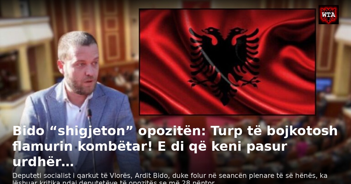 Bido “shigjeton” opozitën: Turp të bojkotosh flamurin kombëtar! E di që keni pasur urdhër…
