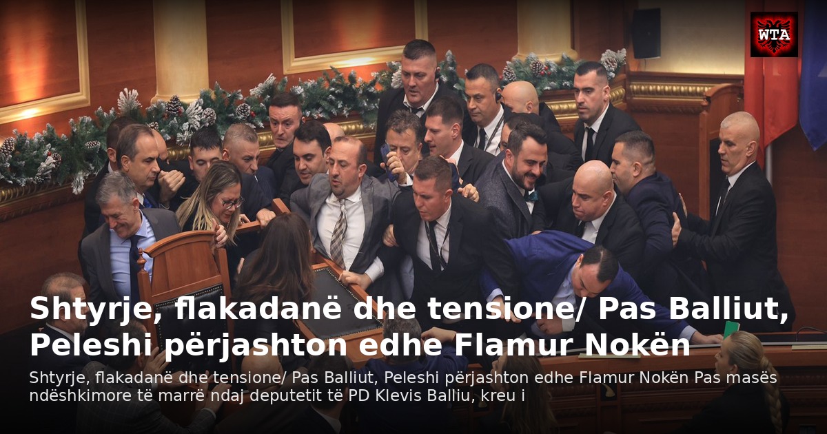 Shtyrje, flakadanë dhe tensione/ Pas Balliut, Peleshi përjashton edhe Flamur Nokën