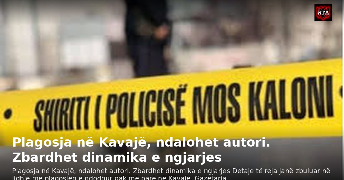 Plagosja në Kavajë, ndalohet autori. Zbardhet dinamika e ngjarjes