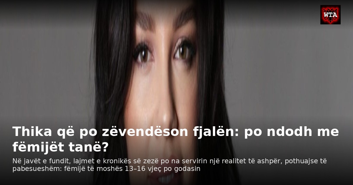 Thika që po zëvendëson fjalën: po ndodh me fëmijët tanë?