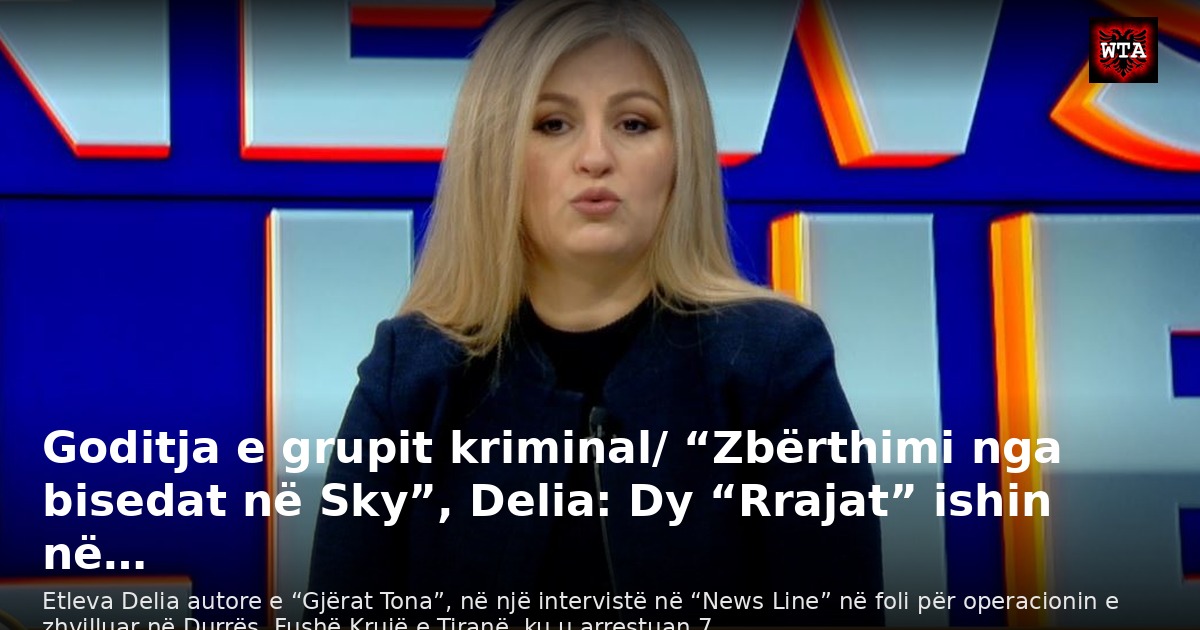 Goditja e grupit kriminal/ “Zbërthimi nga bisedat në Sky”, Delia: Dy “Rrajat” ishin në…