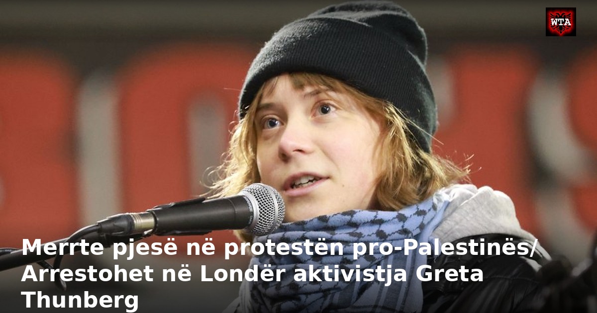 Merrte pjesë në protestën pro-Palestinës/ Arrestohet në Londër aktivistja Greta Thunberg