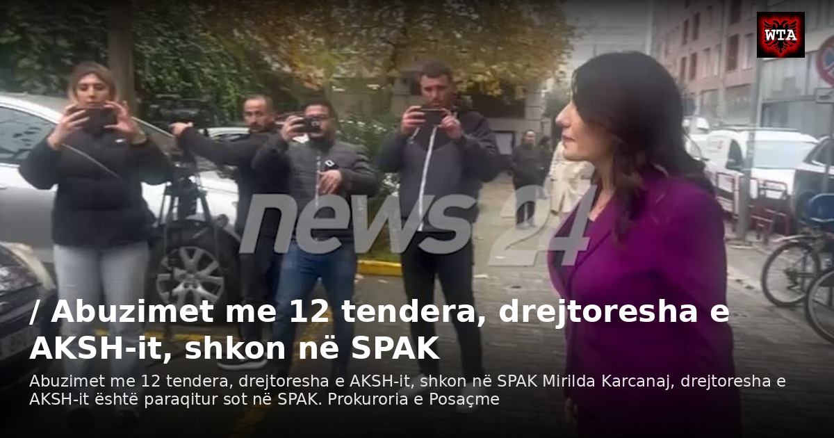 / Abuzimet me 12 tendera, drejtoresha e AKSH-it, shkon në SPAK
