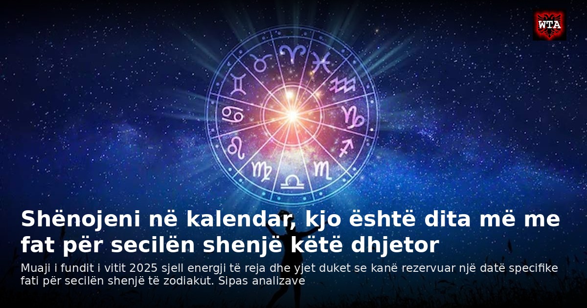 Shënojeni në kalendar, kjo është dita më me fat për secilën shenjë këtë dhjetor