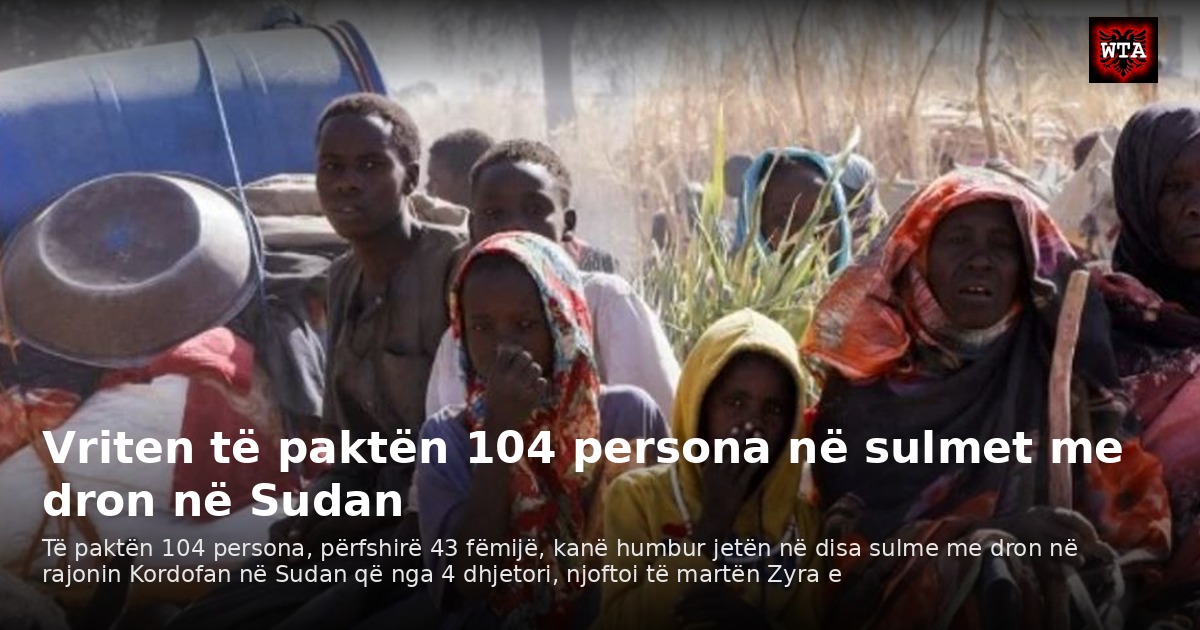 Vriten të paktën 104 persona në sulmet me dron në Sudan