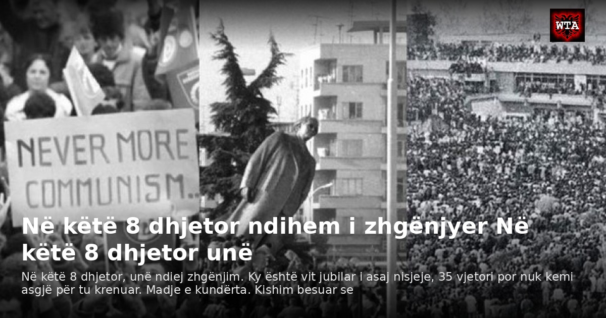 Në këtë 8 dhjetor ndihem i zhgënjyer Në këtë 8 dhjetor unë