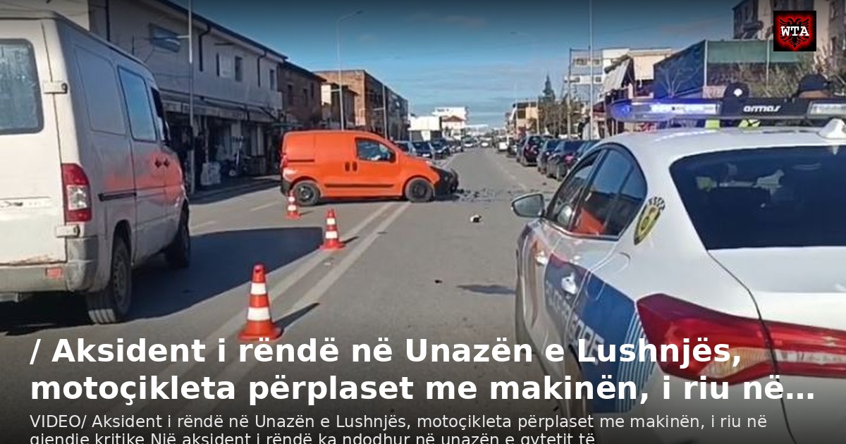 / Aksident i rëndë në Unazën e Lushnjës, motoçikleta përplaset me makinën, i riu në…
