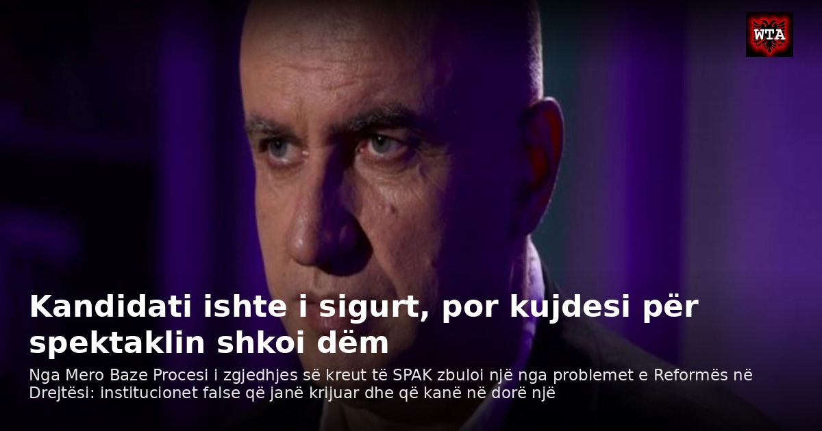 Kandidati ishte i sigurt, por kujdesi për spektaklin shkoi dëm
