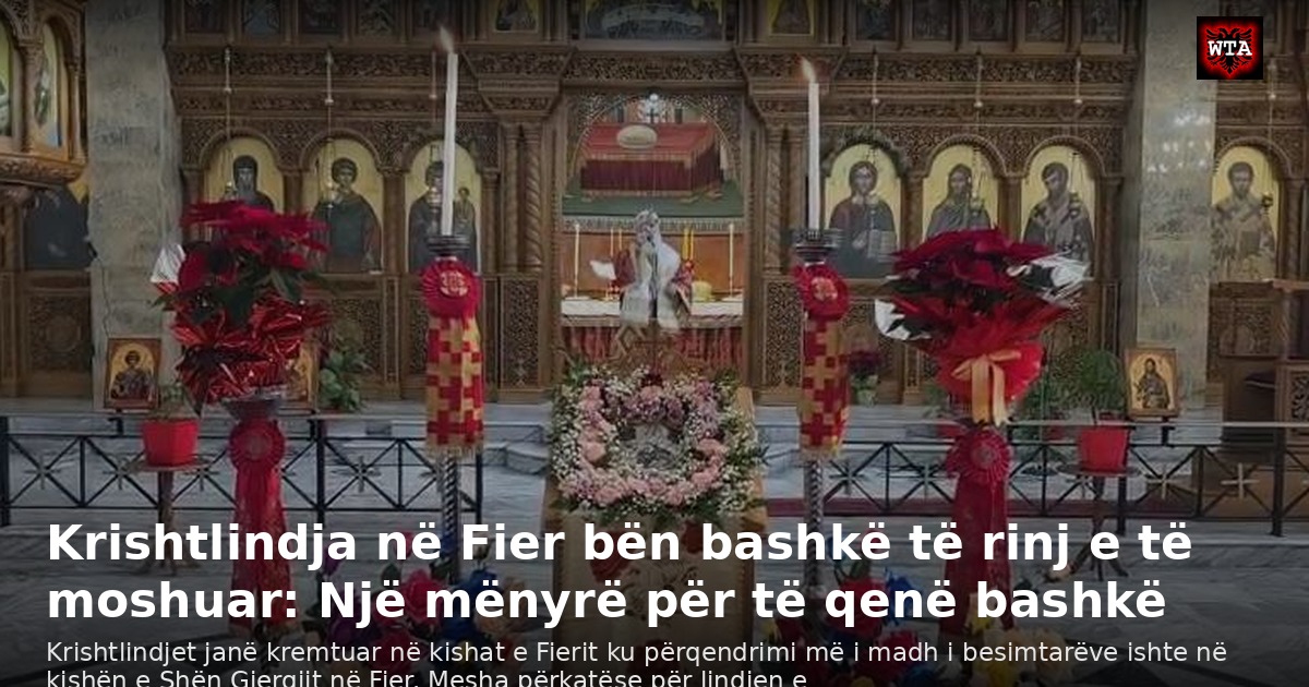 Krishtlindja në Fier bën bashkë të rinj e të moshuar: Një mënyrë për të qenë bashkë