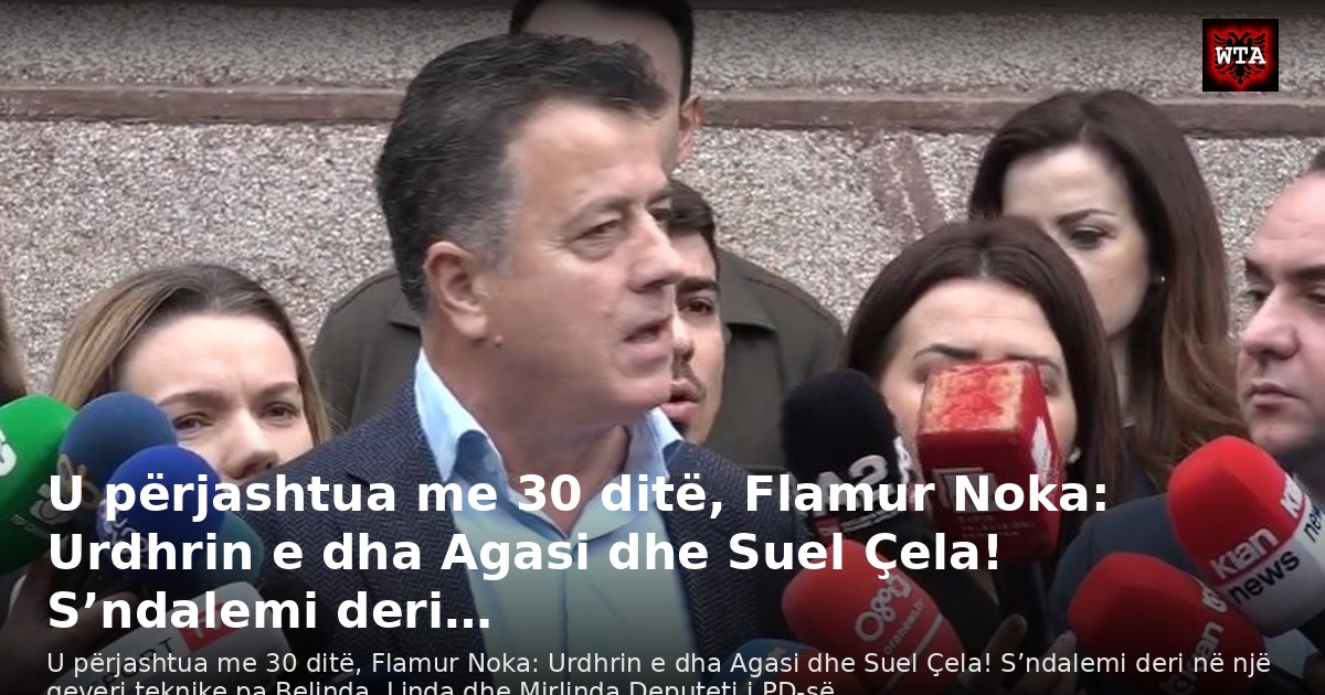 U përjashtua me 30 ditë, Flamur Noka: Urdhrin e dha Agasi dhe Suel Çela! S’ndalemi deri…