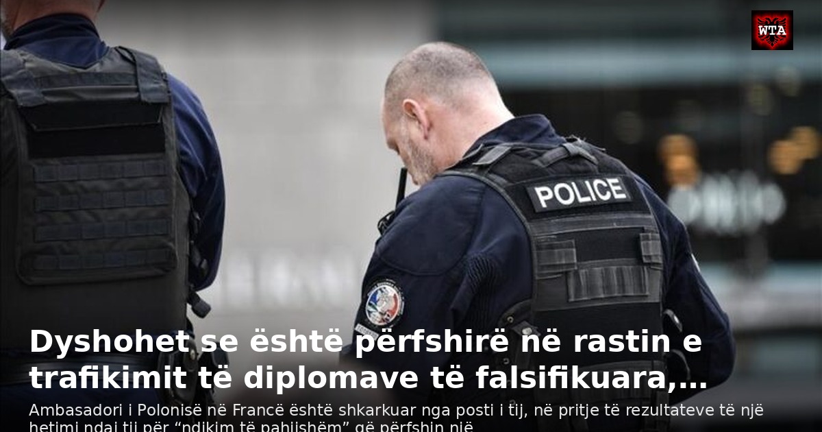 Dyshohet se është përfshirë në rastin e trafikimit të diplomave të falsifikuara,…